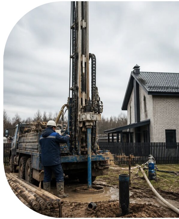 Бурение скважин на воду под ключ в Красном Сулине от 122472 р. | АПаруса-Крл